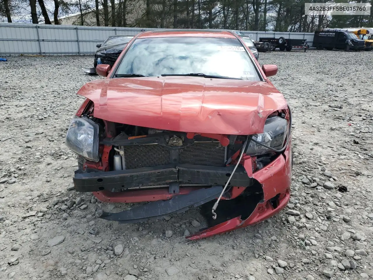 2011 Mitsubishi Galant Es VIN: 4A32B3FF5BE015760 Lot: 52645195