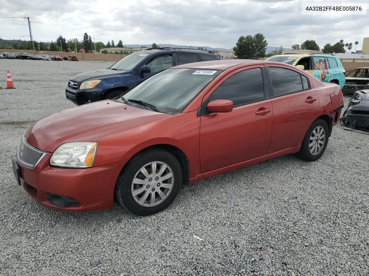 2011 Mitsubishi Galant Fe VIN: 4A32B2FF4BE005876 Lot: 54716105