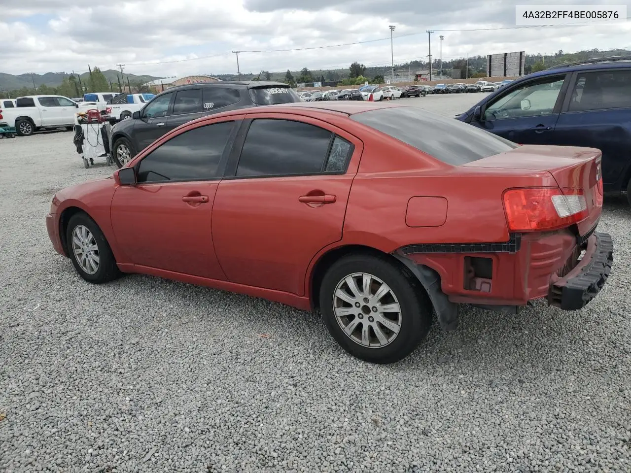 2011 Mitsubishi Galant Fe VIN: 4A32B2FF4BE005876 Lot: 54716105