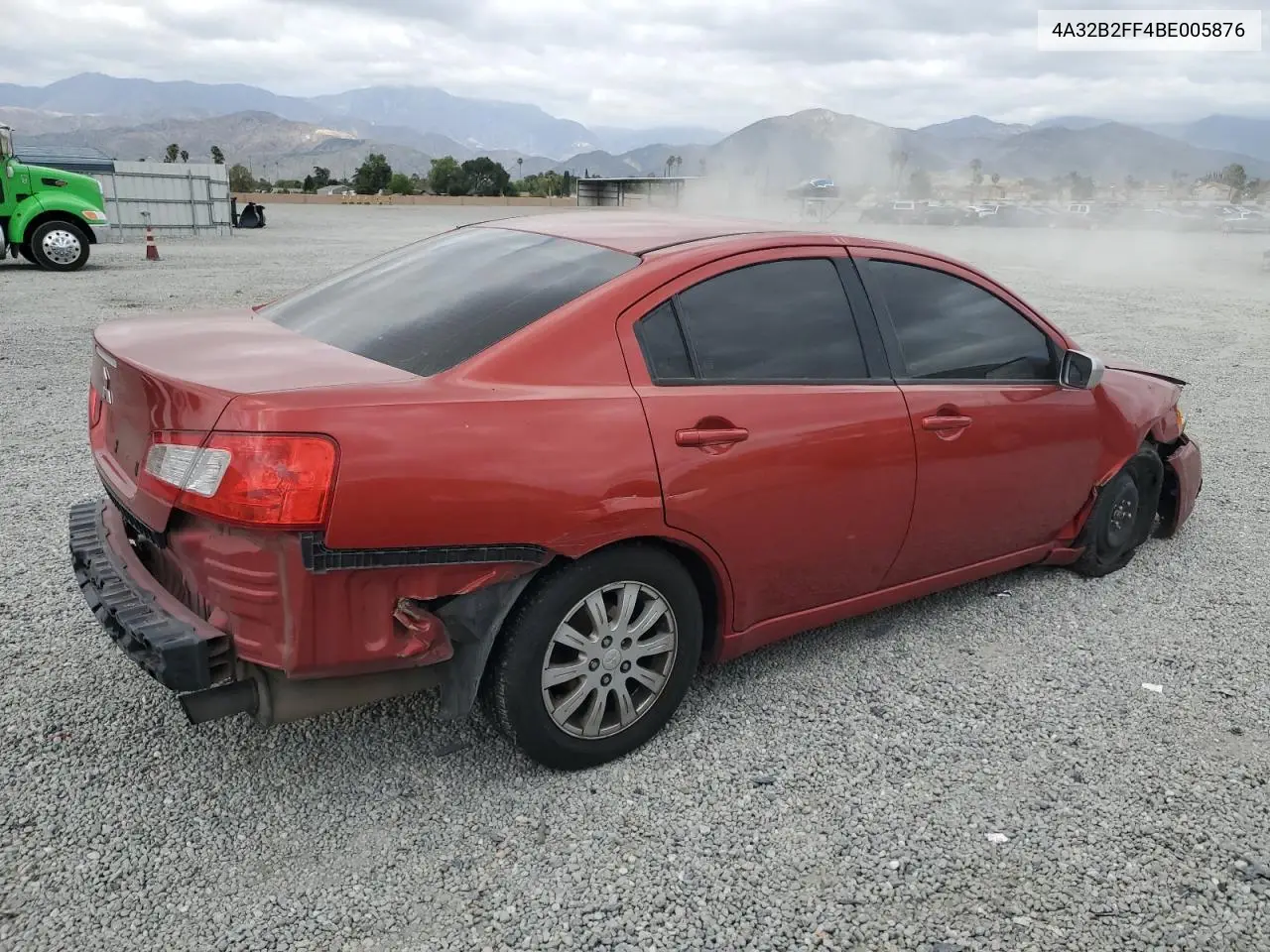2011 Mitsubishi Galant Fe VIN: 4A32B2FF4BE005876 Lot: 54716105