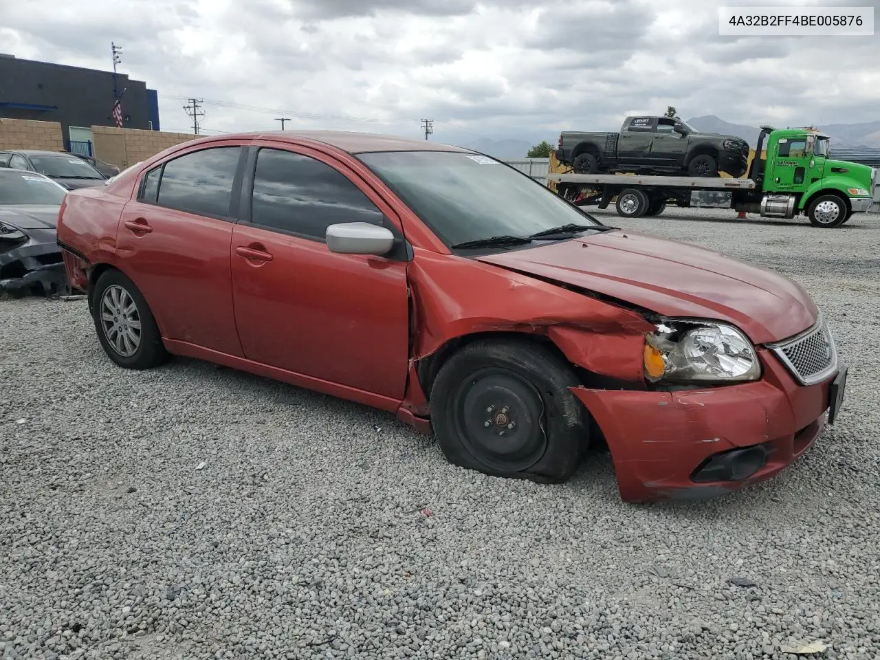 2011 Mitsubishi Galant Fe VIN: 4A32B2FF4BE005876 Lot: 54716105