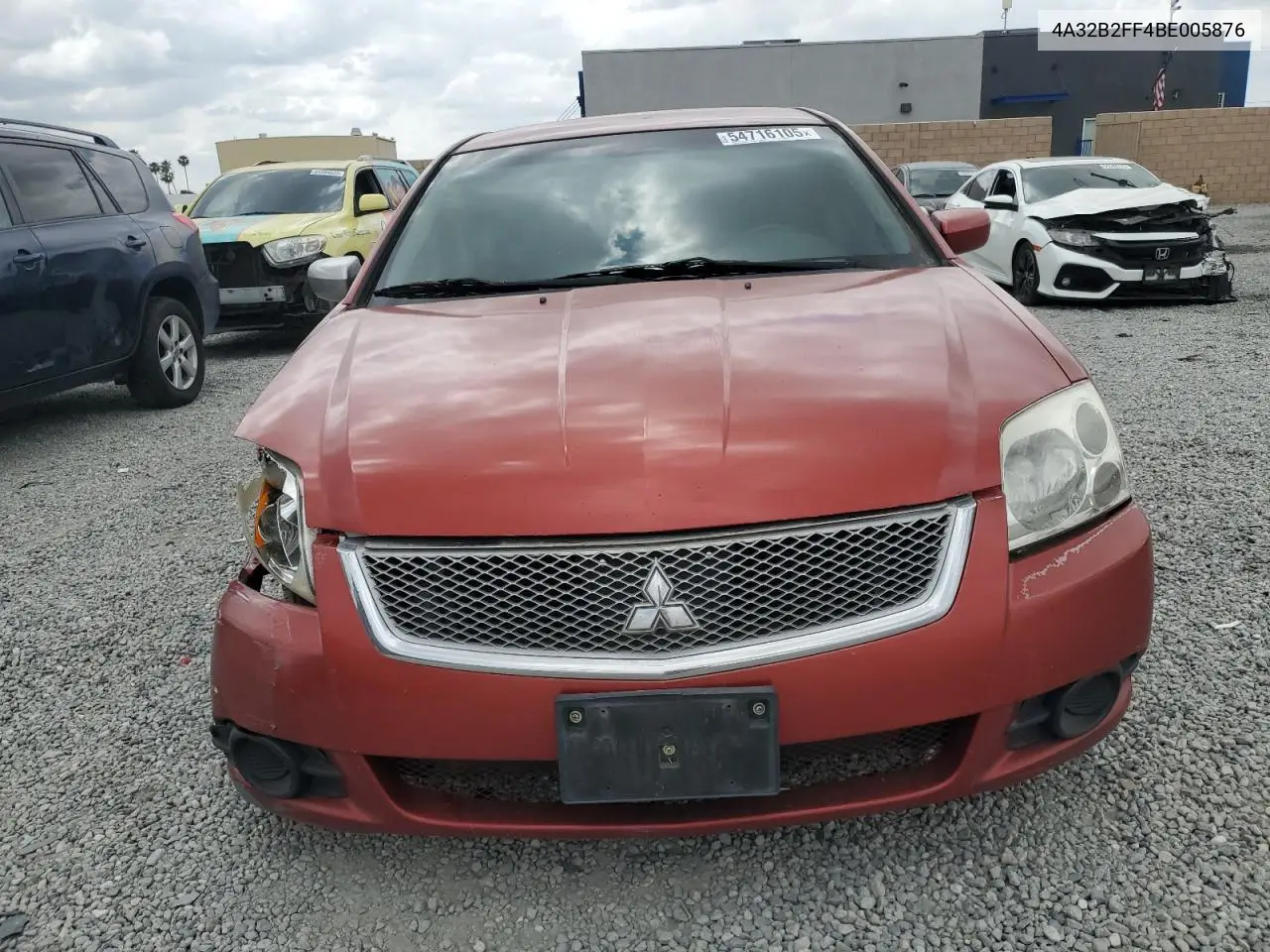 2011 Mitsubishi Galant Fe VIN: 4A32B2FF4BE005876 Lot: 54716105