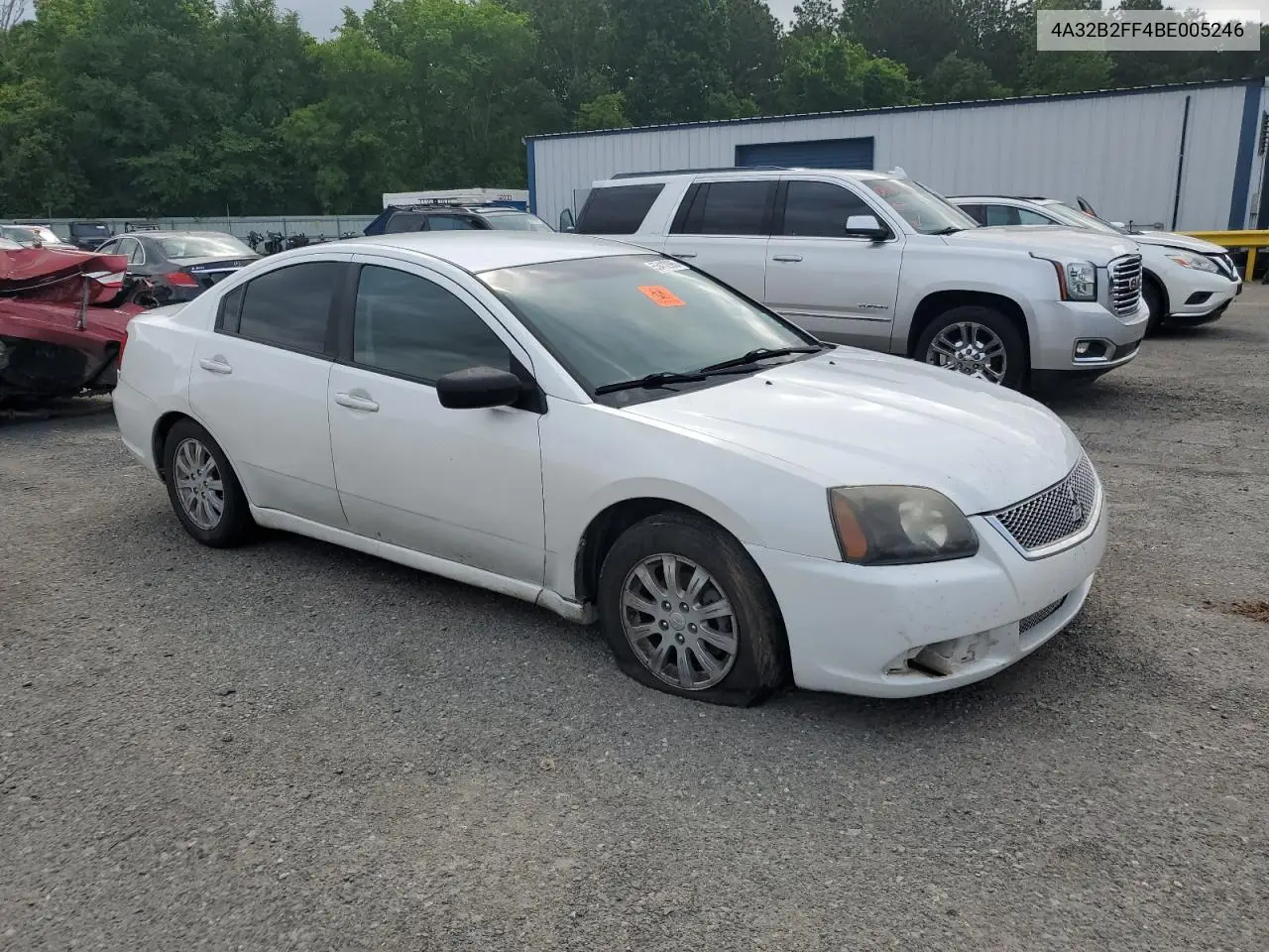 2011 Mitsubishi Galant Fe VIN: 4A32B2FF4BE005246 Lot: 55412995