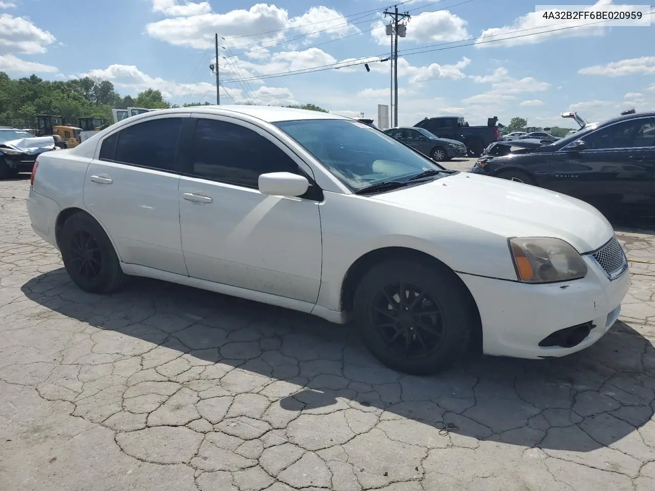 2011 Mitsubishi Galant Fe VIN: 4A32B2FF6BE020959 Lot: 56121015