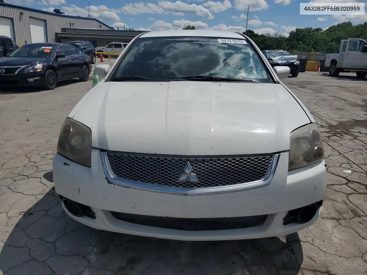 2011 Mitsubishi Galant Fe VIN: 4A32B2FF6BE020959 Lot: 56121015