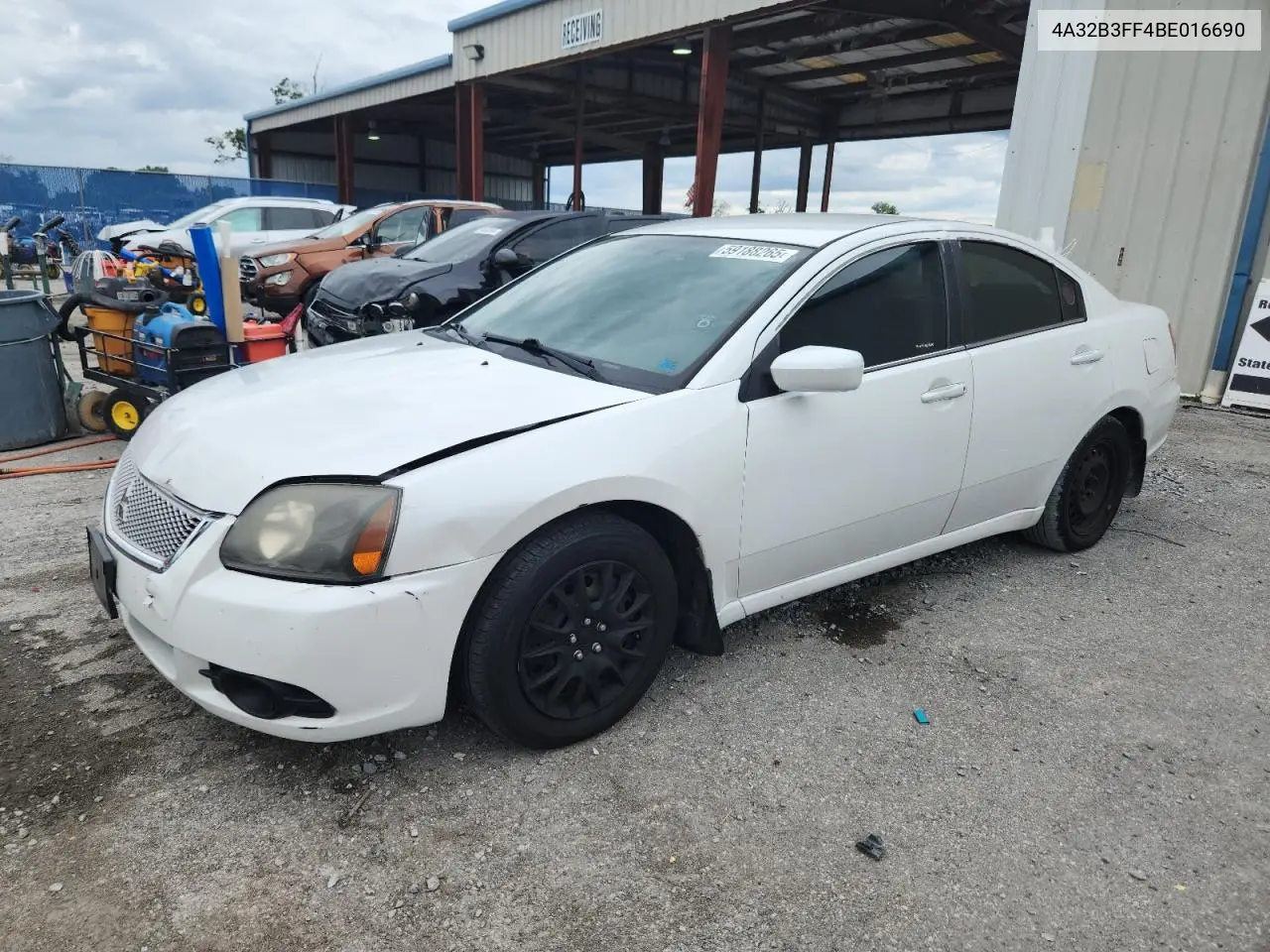 2011 Mitsubishi Galant Es VIN: 4A32B3FF4BE016690 Lot: 59188265