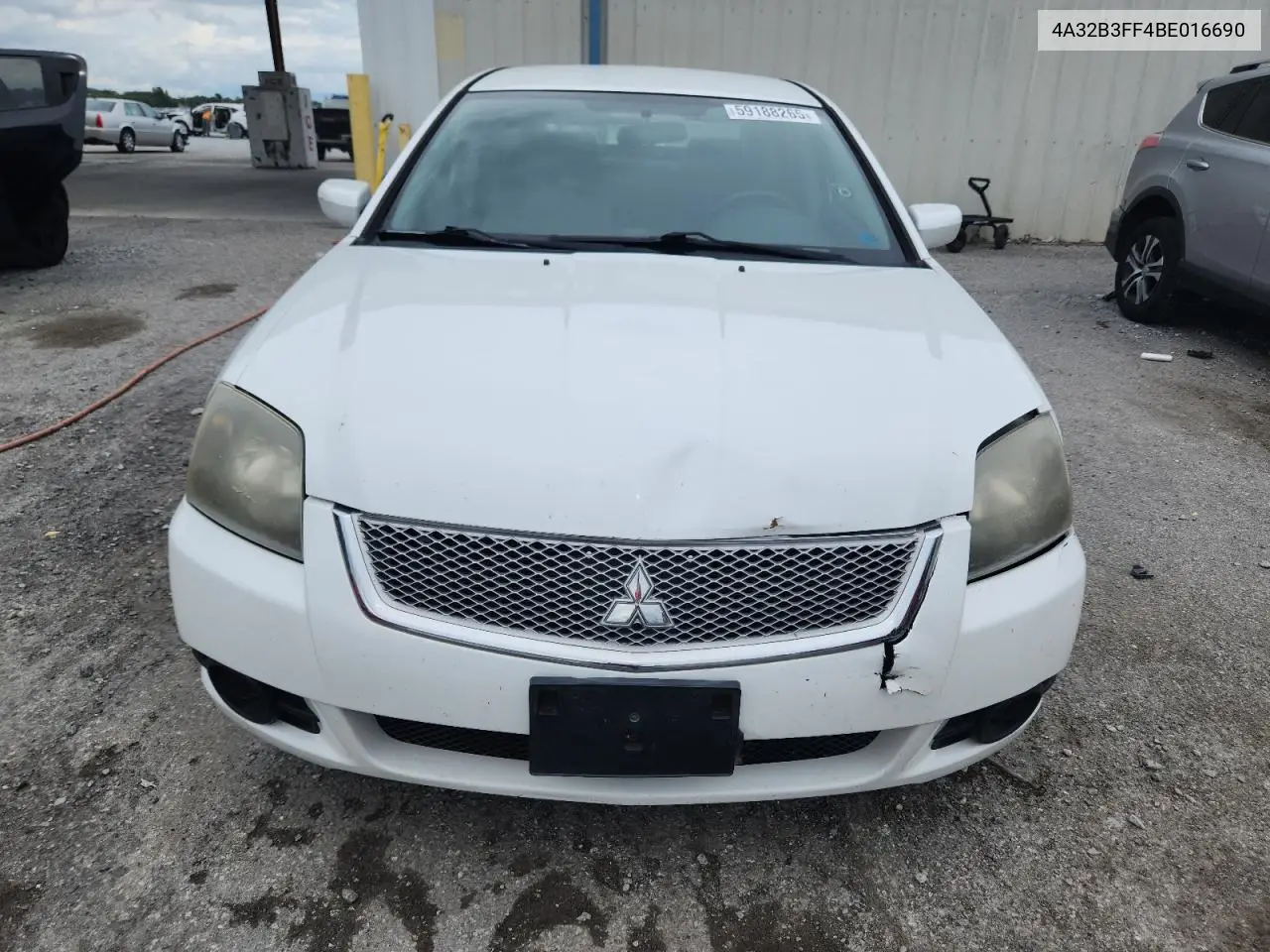 2011 Mitsubishi Galant Es VIN: 4A32B3FF4BE016690 Lot: 59188265