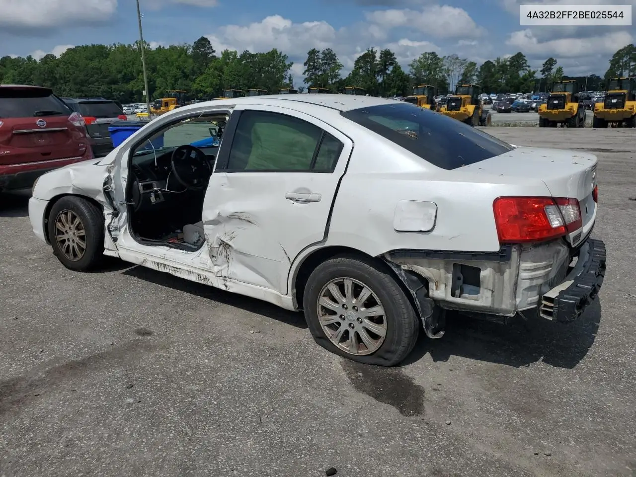 2011 Mitsubishi Galant Fe VIN: 4A32B2FF2BE025544 Lot: 59431805
