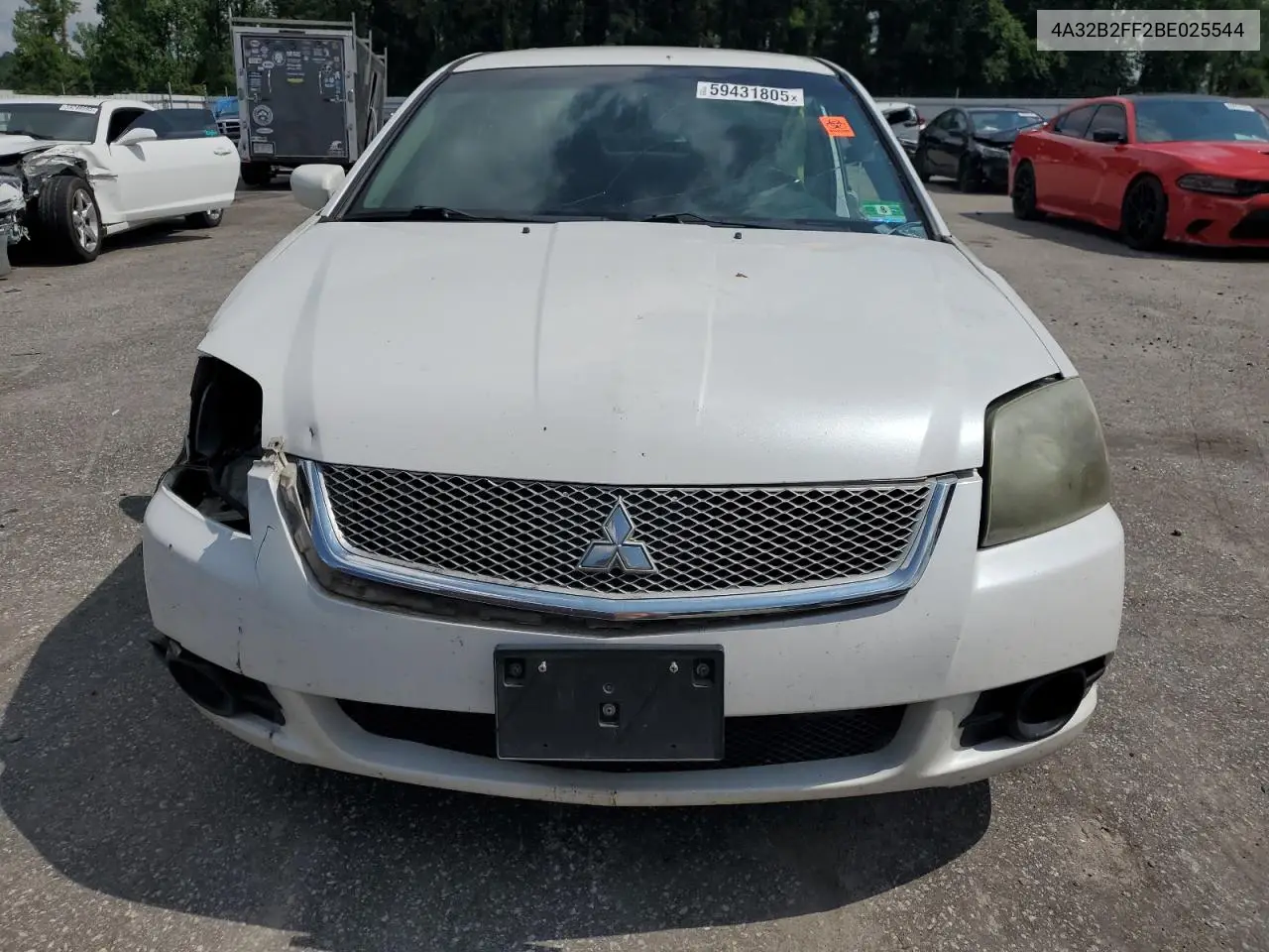 2011 Mitsubishi Galant Fe VIN: 4A32B2FF2BE025544 Lot: 59431805