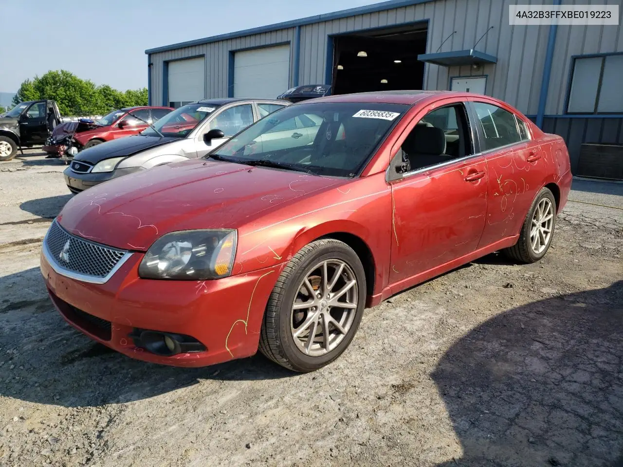 2011 Mitsubishi Galant Es VIN: 4A32B3FFXBE019223 Lot: 60395835