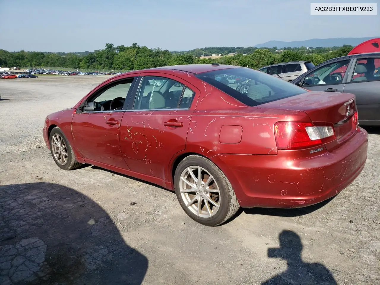 2011 Mitsubishi Galant Es VIN: 4A32B3FFXBE019223 Lot: 60395835
