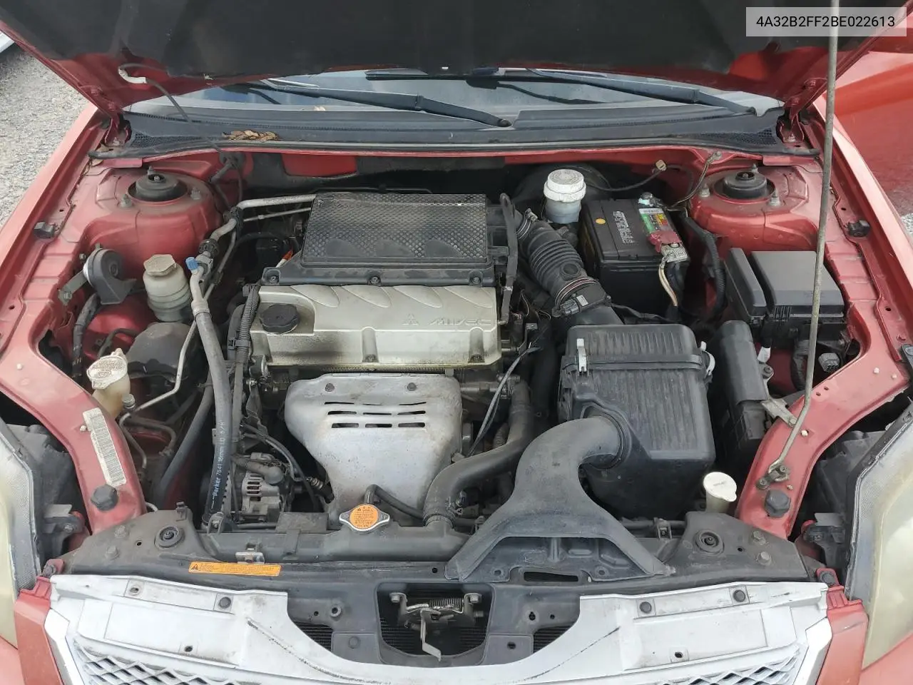 2011 Mitsubishi Galant Fe VIN: 4A32B2FF2BE022613 Lot: 60908585