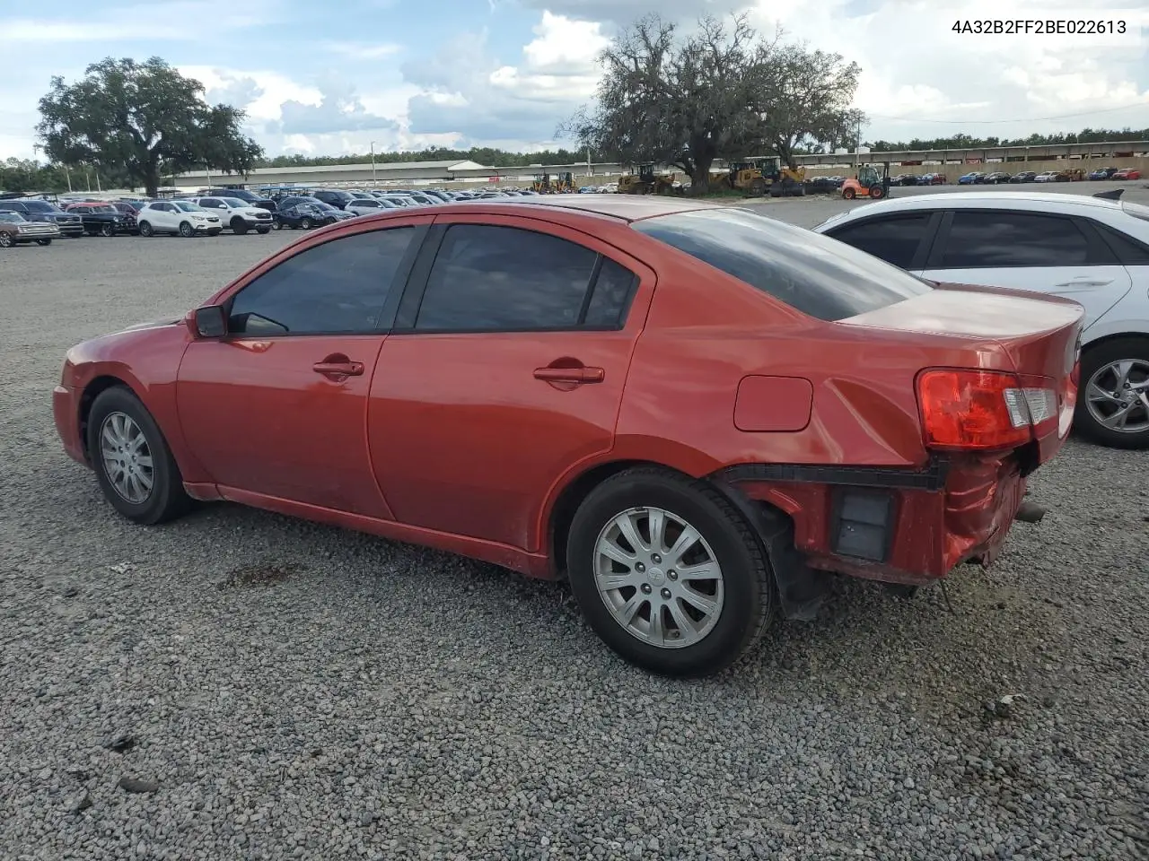 2011 Mitsubishi Galant Fe VIN: 4A32B2FF2BE022613 Lot: 60908585