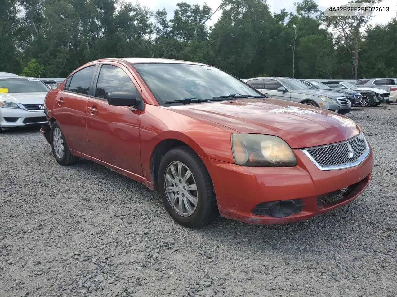 2011 Mitsubishi Galant Fe VIN: 4A32B2FF2BE022613 Lot: 60908585
