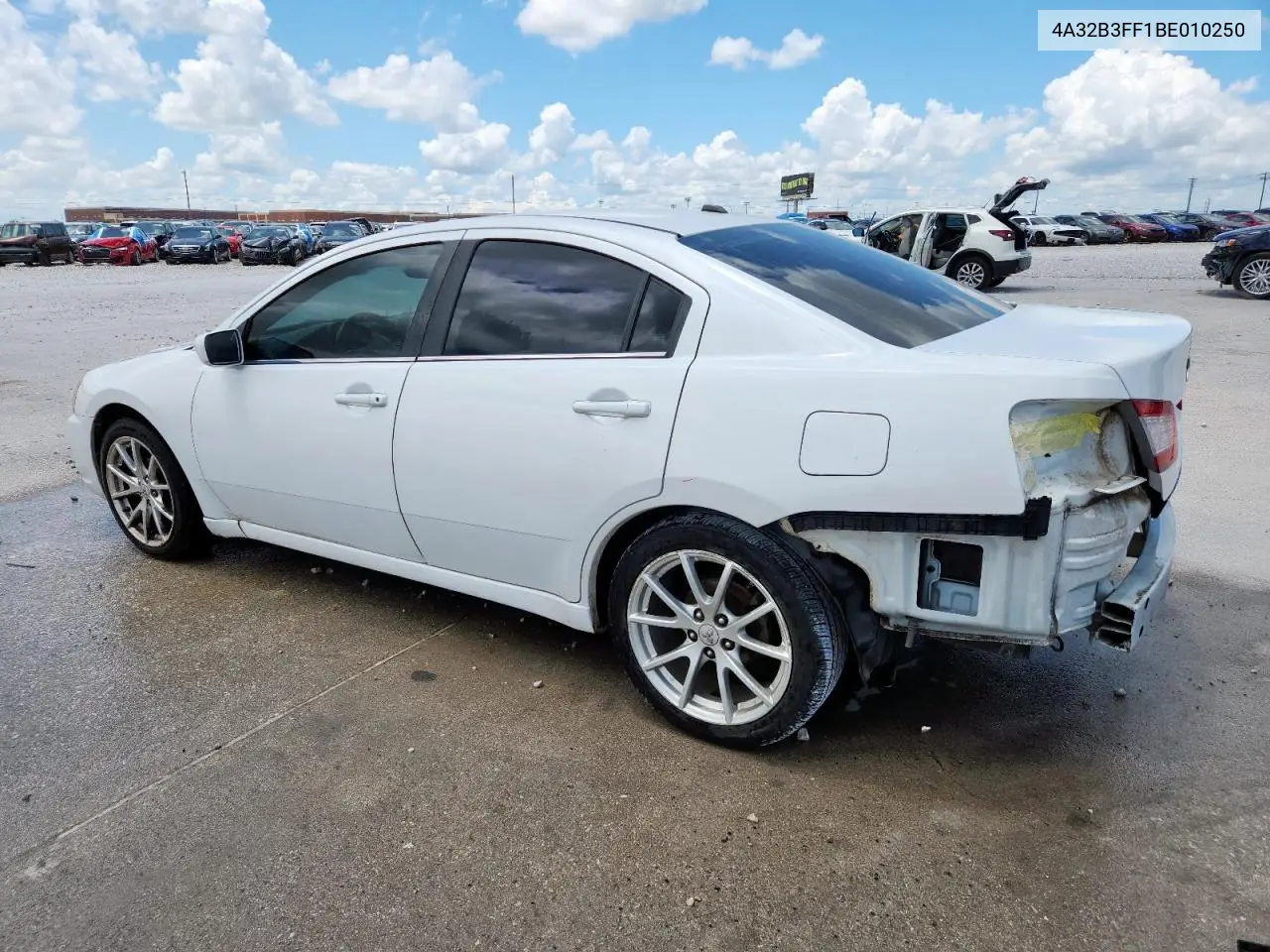 2011 Mitsubishi Galant Es VIN: 4A32B3FF1BE010250 Lot: 61951115