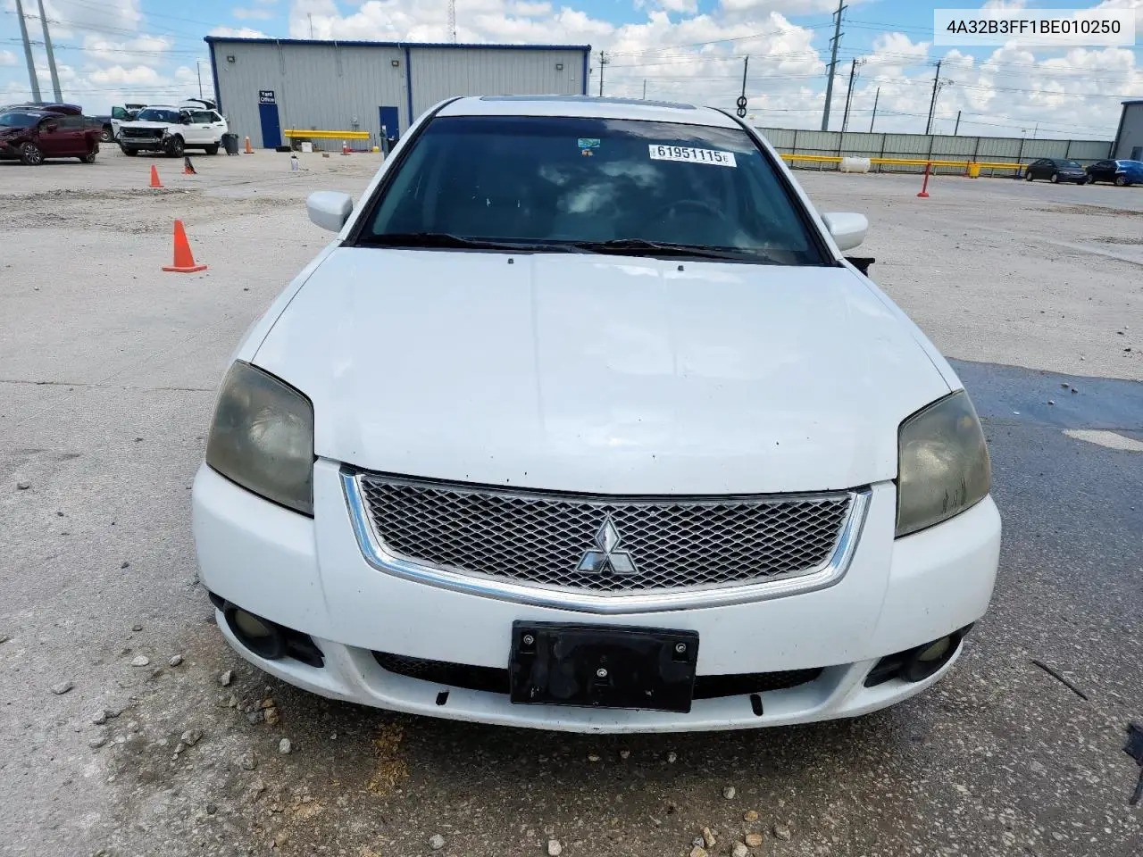 2011 Mitsubishi Galant Es VIN: 4A32B3FF1BE010250 Lot: 61951115