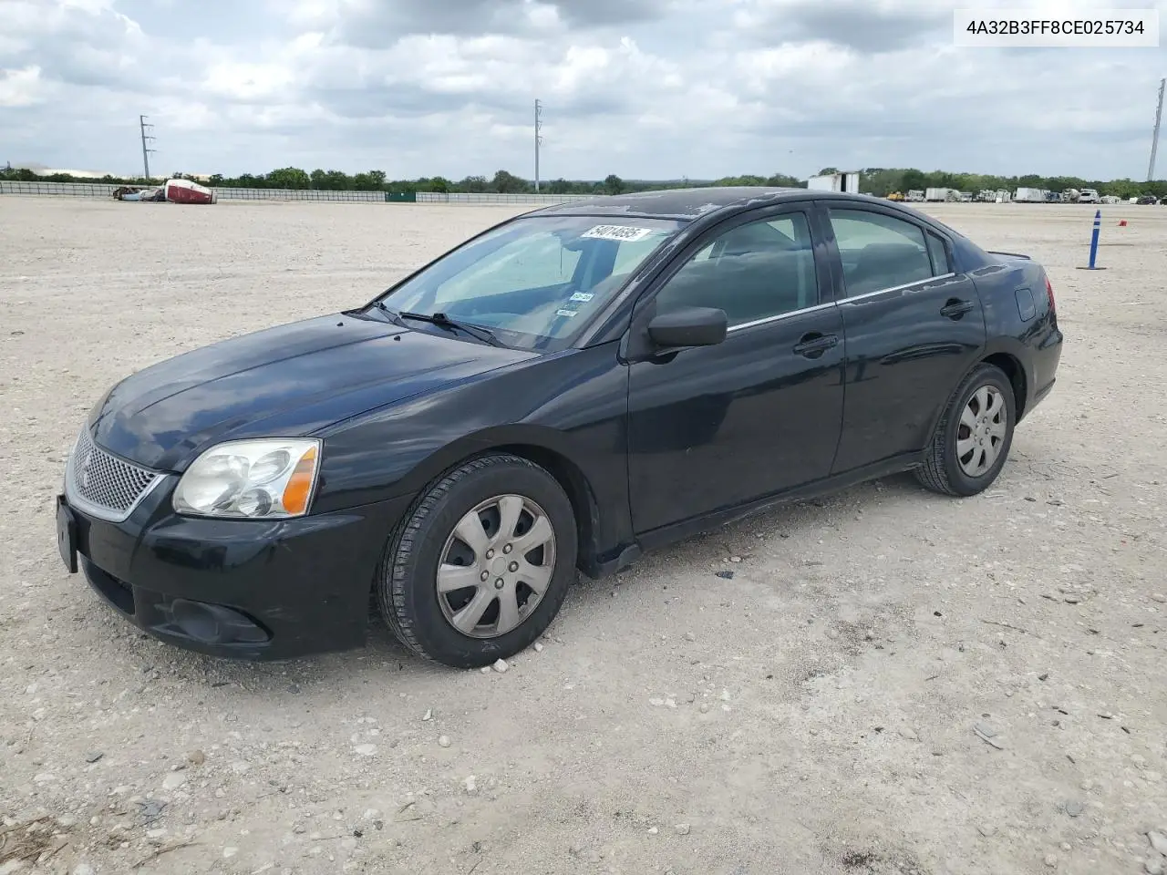 2012 Mitsubishi Galant Es VIN: 4A32B3FF8CE025734 Lot: 54014695