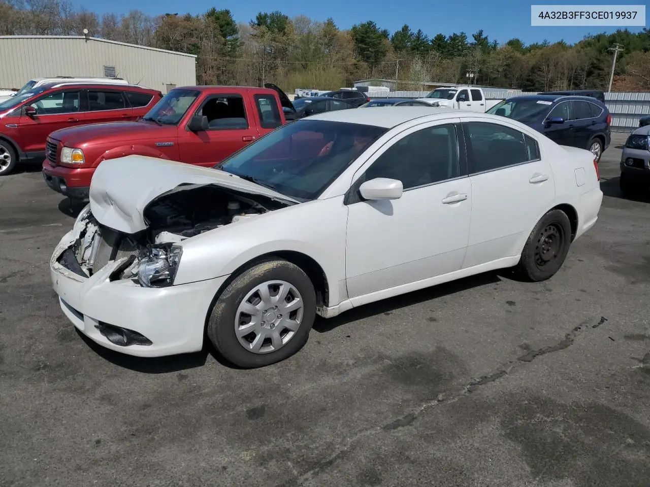 2012 Mitsubishi Galant Es VIN: 4A32B3FF3CE019937 Lot: 54884905