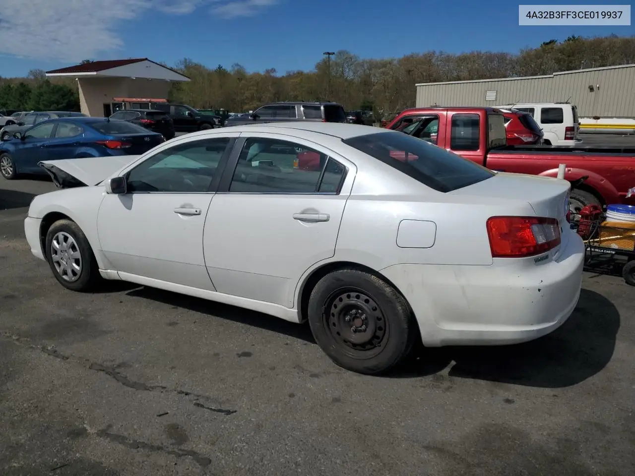 2012 Mitsubishi Galant Es VIN: 4A32B3FF3CE019937 Lot: 54884905