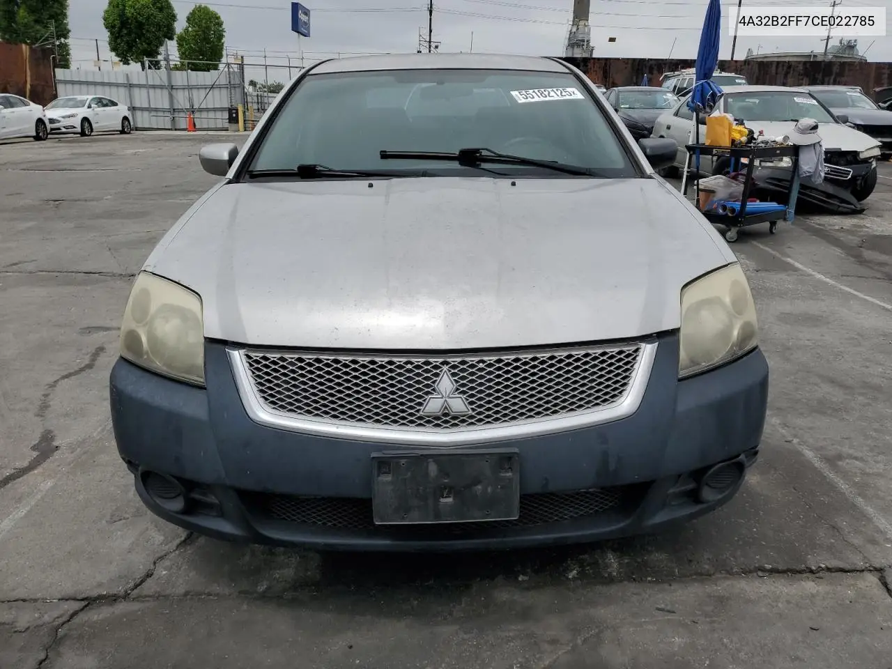 2012 Mitsubishi Galant Fe VIN: 4A32B2FF7CE022785 Lot: 55182125