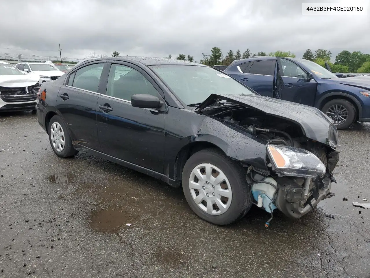 2012 Mitsubishi Galant Es VIN: 4A32B3FF4CE020160 Lot: 56312205