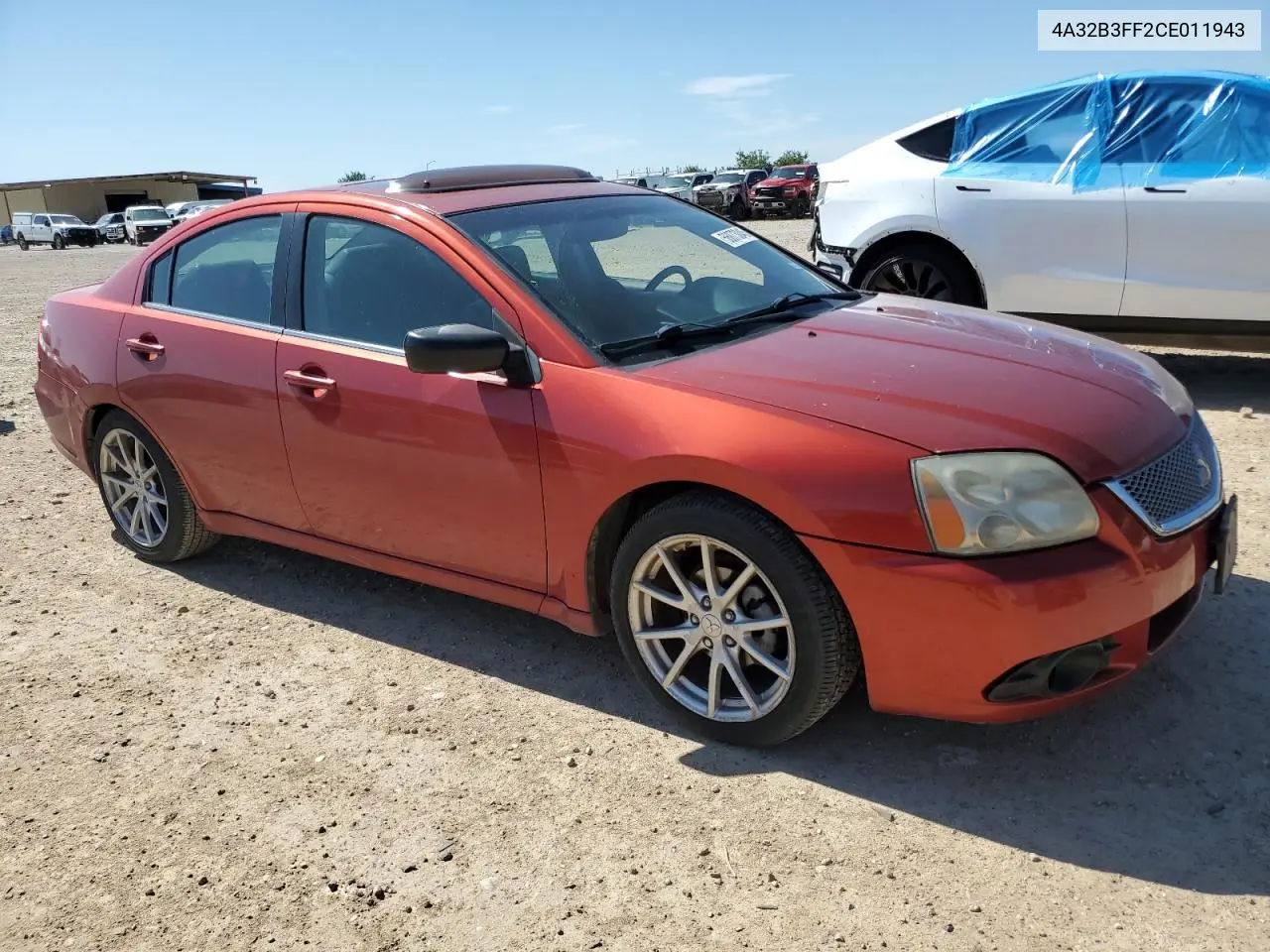 2012 Mitsubishi Galant Es VIN: 4A32B3FF2CE011943 Lot: 56873045