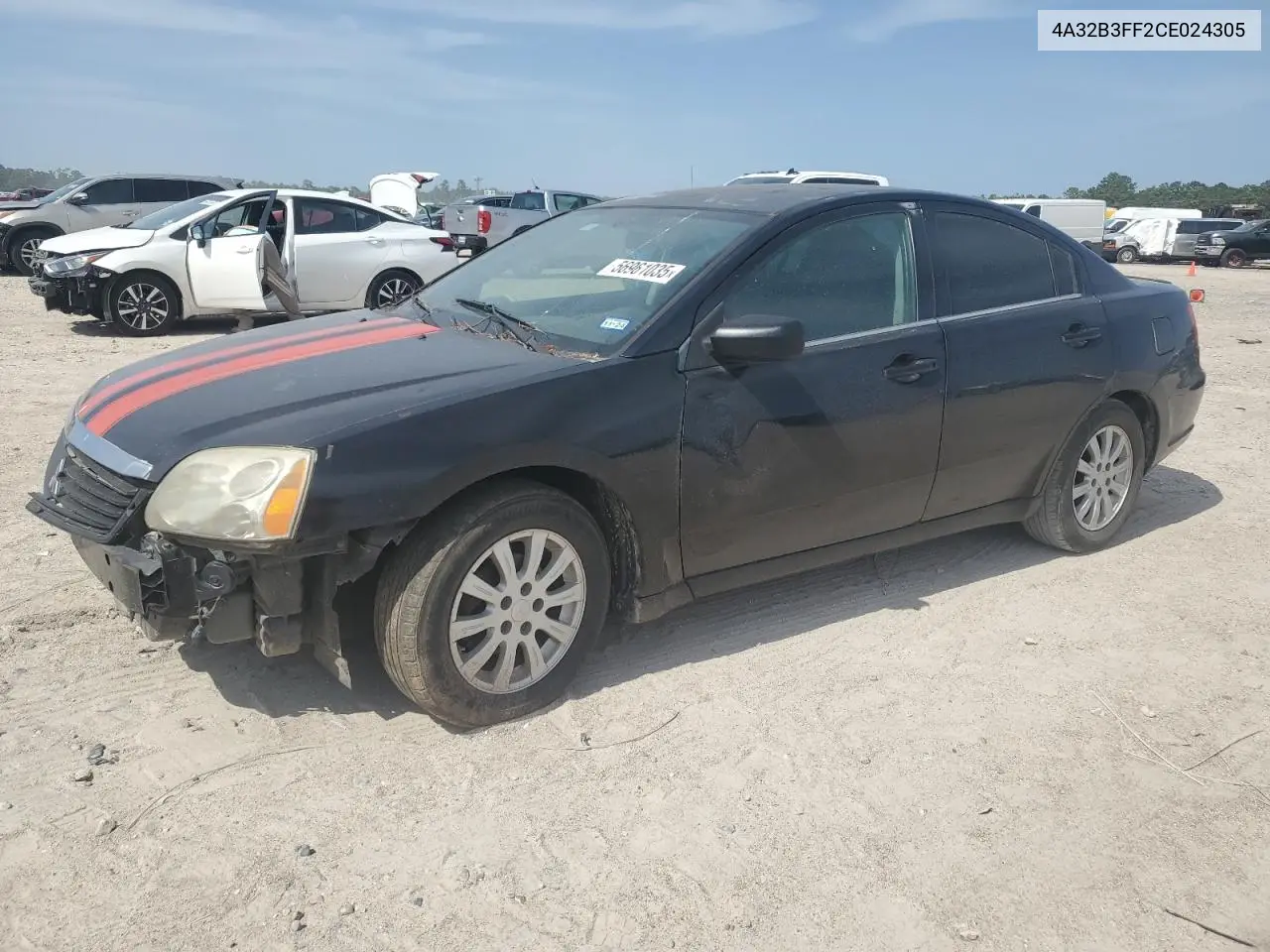 2012 Mitsubishi Galant Es VIN: 4A32B3FF2CE024305 Lot: 56961035