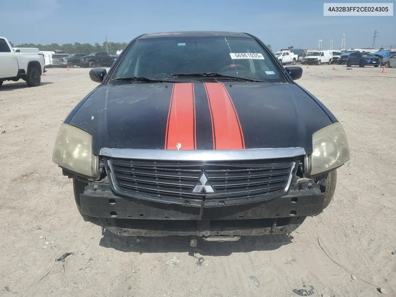 2012 Mitsubishi Galant Es VIN: 4A32B3FF2CE024305 Lot: 56961035