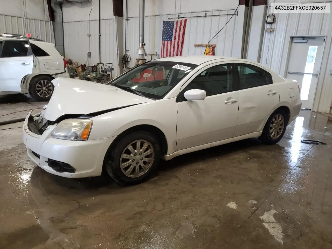 2012 Mitsubishi Galant Fe VIN: 4A32B2FFXCE020657 Lot: 57565185