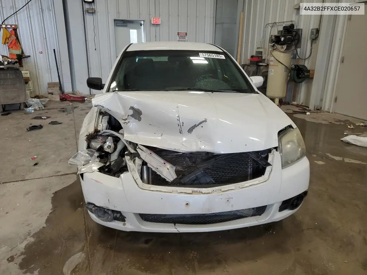 2012 Mitsubishi Galant Fe VIN: 4A32B2FFXCE020657 Lot: 57565185