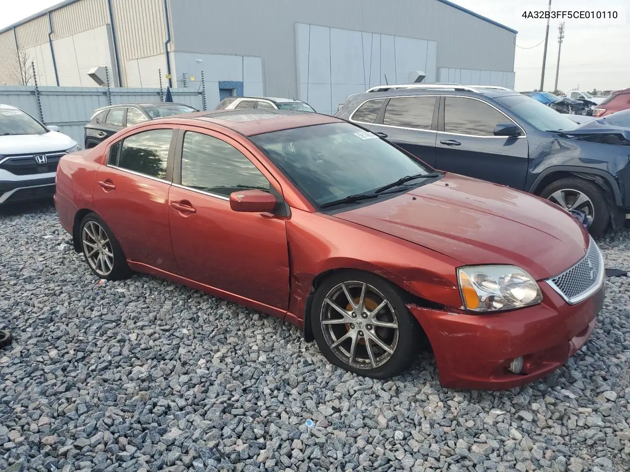 2012 Mitsubishi Galant Es VIN: 4A32B3FF5CE010110 Lot: 59114835