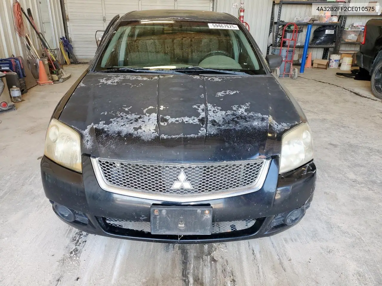 2012 Mitsubishi Galant Fe VIN: 4A32B2FF2CE010575 Lot: 59467625