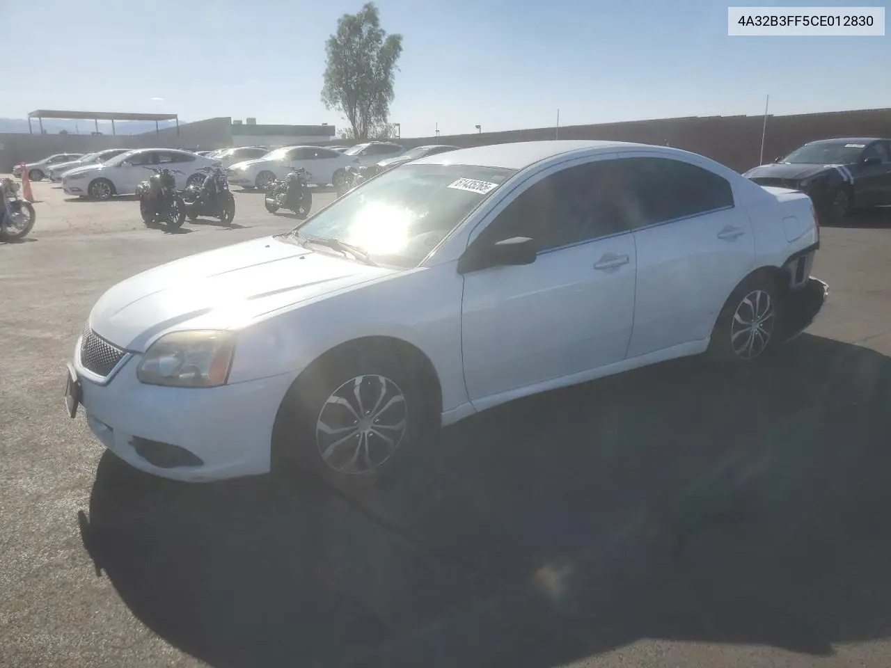 2012 Mitsubishi Galant Es VIN: 4A32B3FF5CE012830 Lot: 61435265