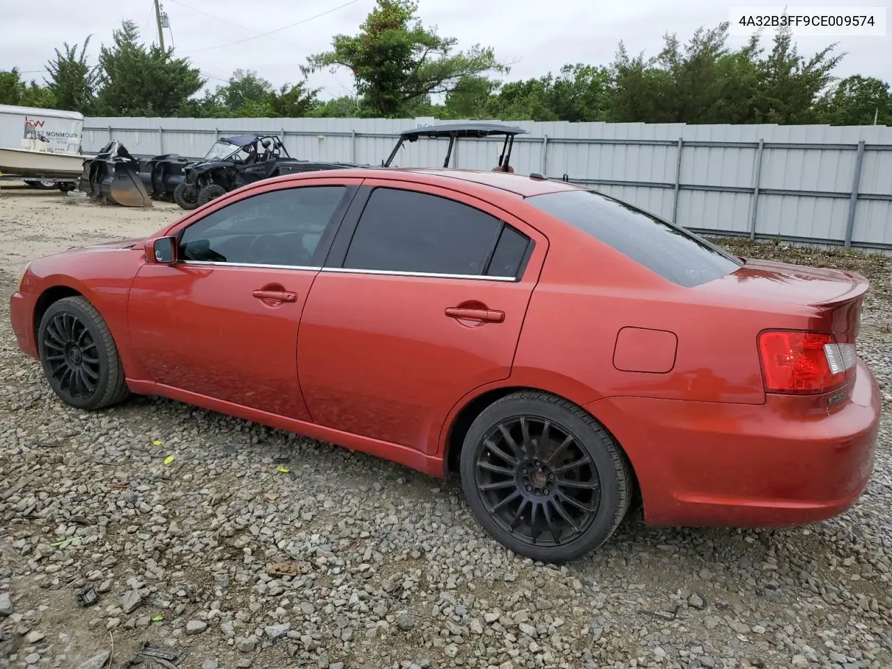 2012 Mitsubishi Galant Es VIN: 4A32B3FF9CE009574 Lot: 62173875