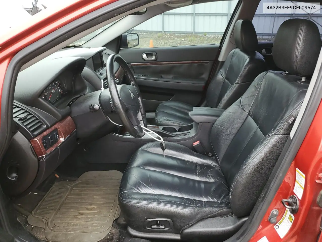 2012 Mitsubishi Galant Es VIN: 4A32B3FF9CE009574 Lot: 62173875