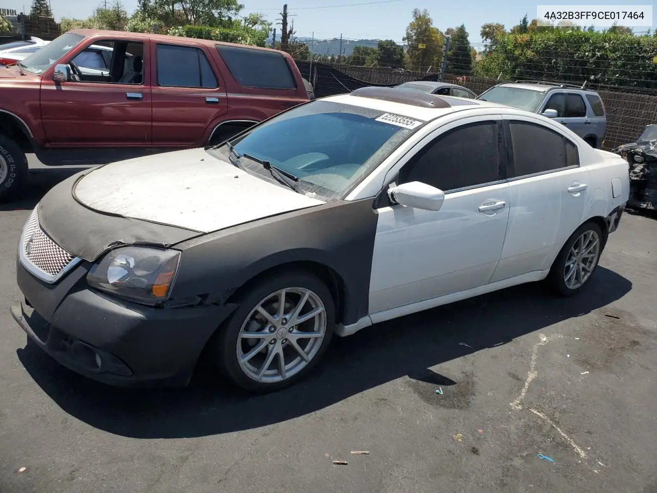 2012 Mitsubishi Galant Es VIN: 4A32B3FF9CE017464 Lot: 62253555