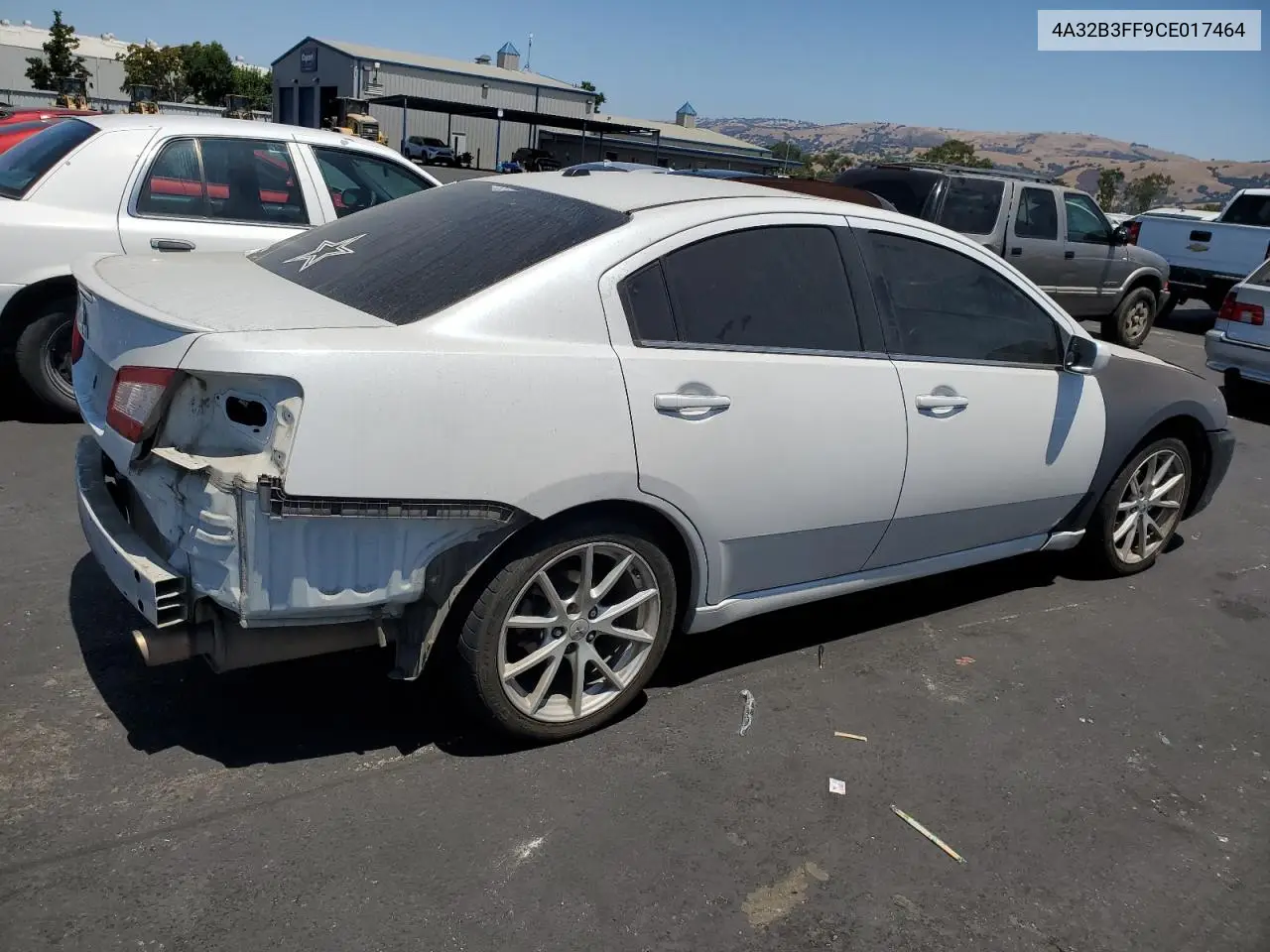 2012 Mitsubishi Galant Es VIN: 4A32B3FF9CE017464 Lot: 62253555