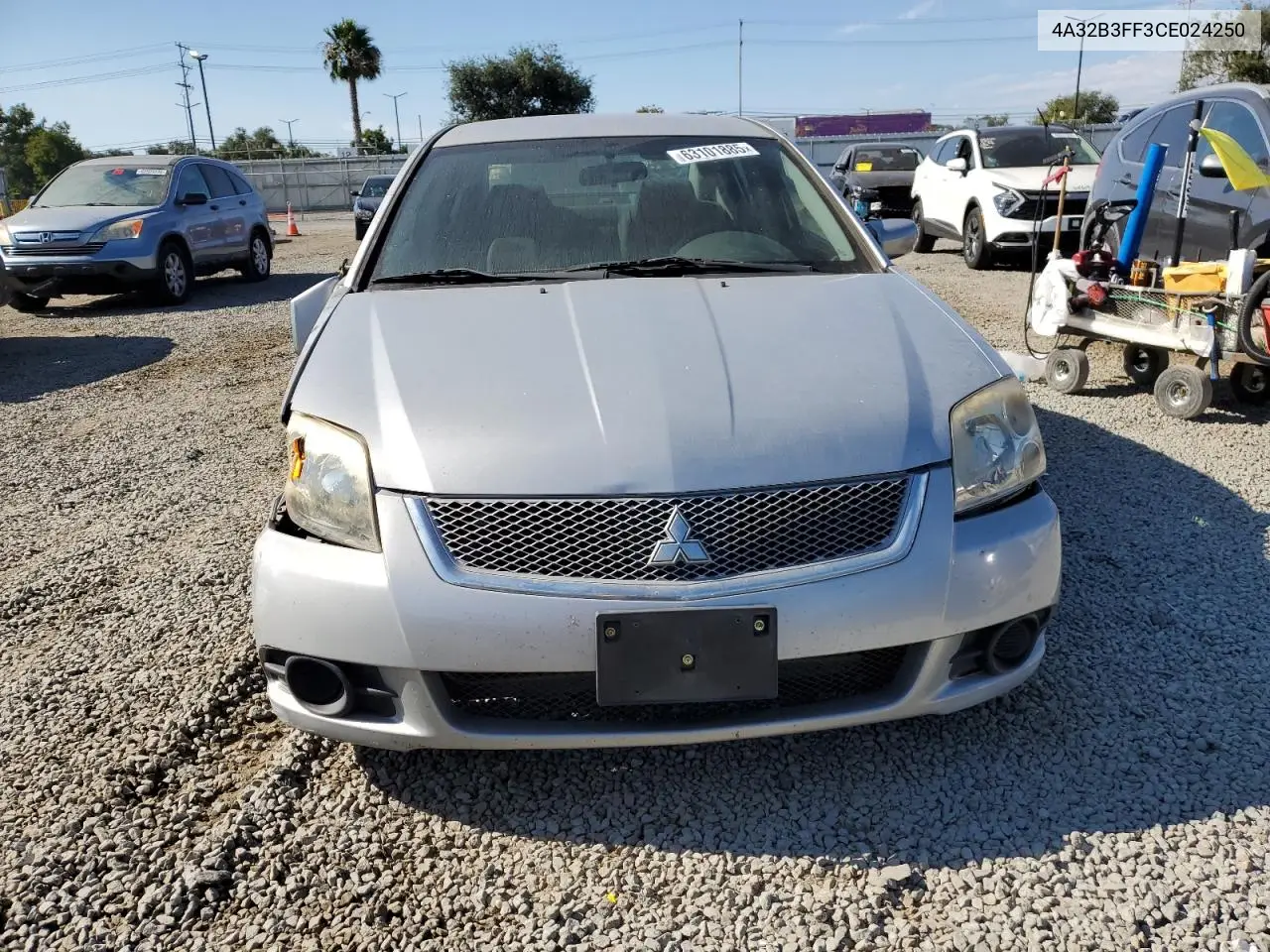 2012 Mitsubishi Galant Es VIN: 4A32B3FF3CE024250 Lot: 63101885