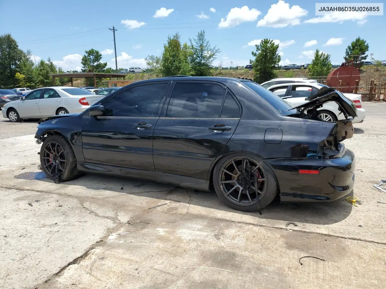 2005 Mitsubishi Lancer Evolution VIN: JA3AH86D35U026855 Lot: 63498425