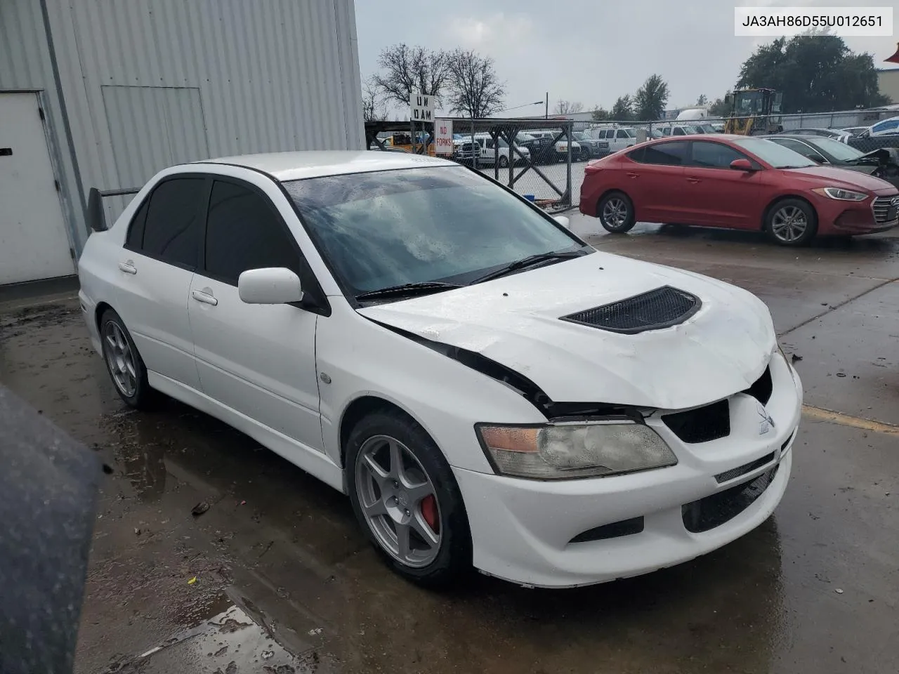 2005 Mitsubishi Lancer Evolution VIN: JA3AH86D55U012651 Lot: 87330644