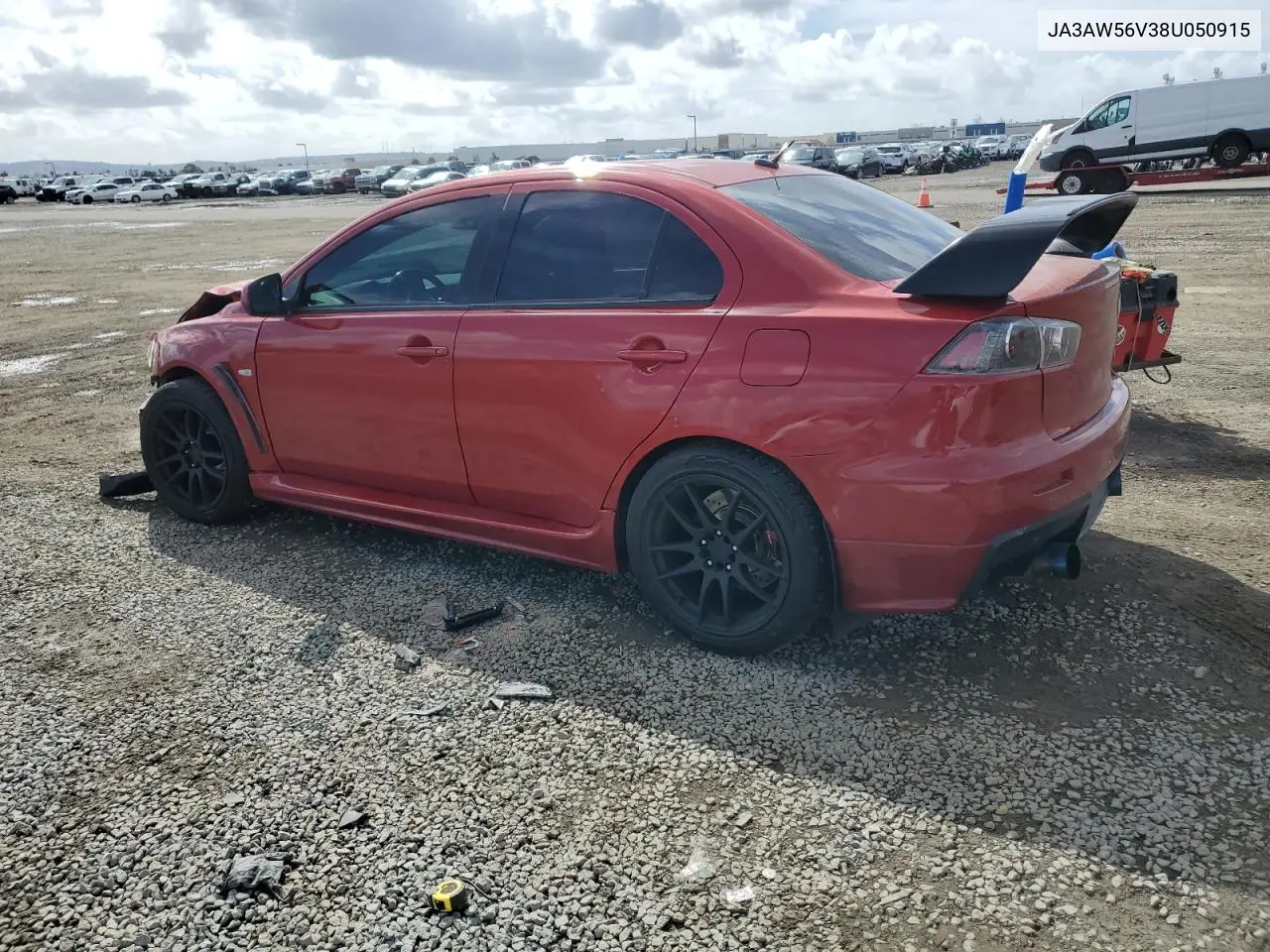 2008 Mitsubishi Lancer Evolution Mr VIN: JA3AW56V38U050915 Lot: 47126065