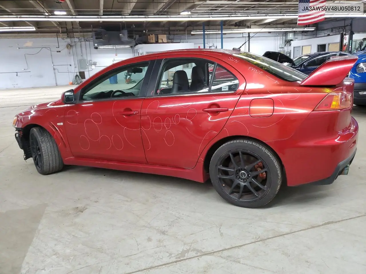 2008 Mitsubishi Lancer Evolution Mr VIN: JA3AW56V48U050812 Lot: 51180425