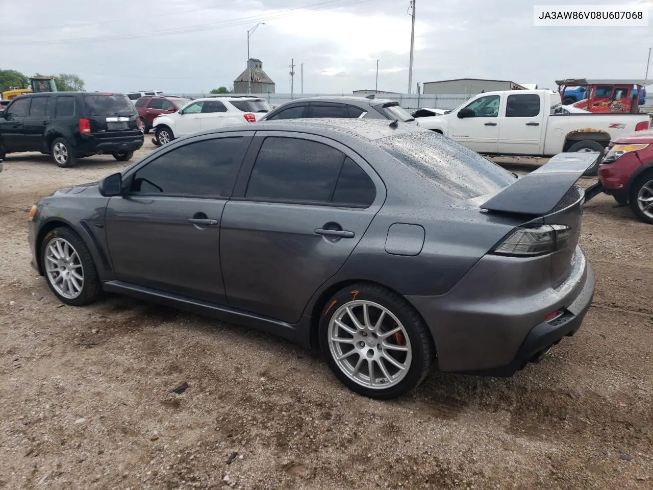2008 Mitsubishi Lancer Evolution Gsr VIN: JA3AW86V08U607068 Lot: 62596525