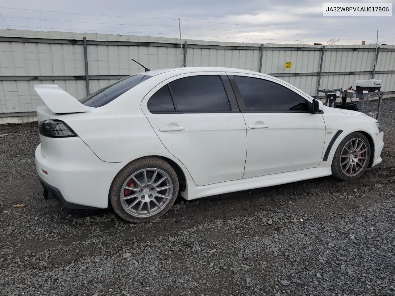 2010 Mitsubishi Lancer Evolution Gsr VIN: JA32W8FV4AU017806 Lot: 53085755