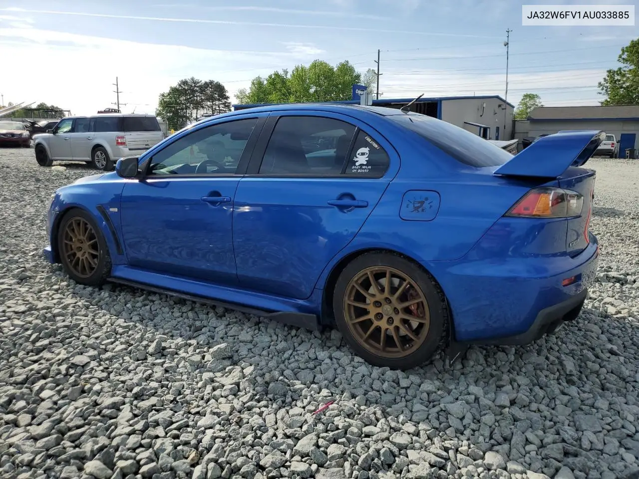2010 Mitsubishi Lancer Evolution Se VIN: JA32W6FV1AU033885 Lot: 54149125