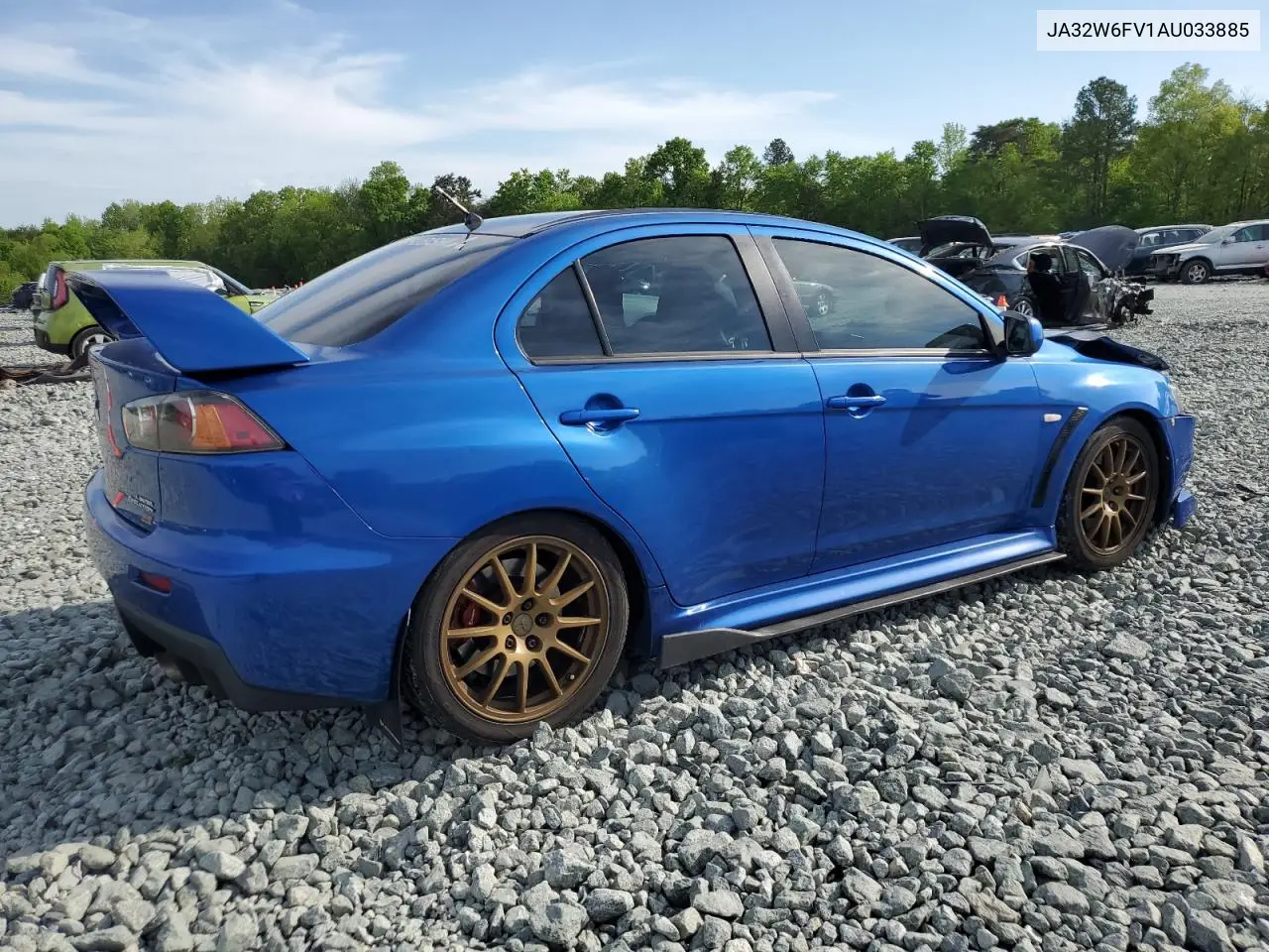 2010 Mitsubishi Lancer Evolution Se VIN: JA32W6FV1AU033885 Lot: 54149125