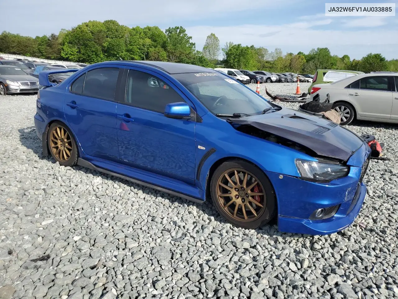 2010 Mitsubishi Lancer Evolution Se VIN: JA32W6FV1AU033885 Lot: 54149125