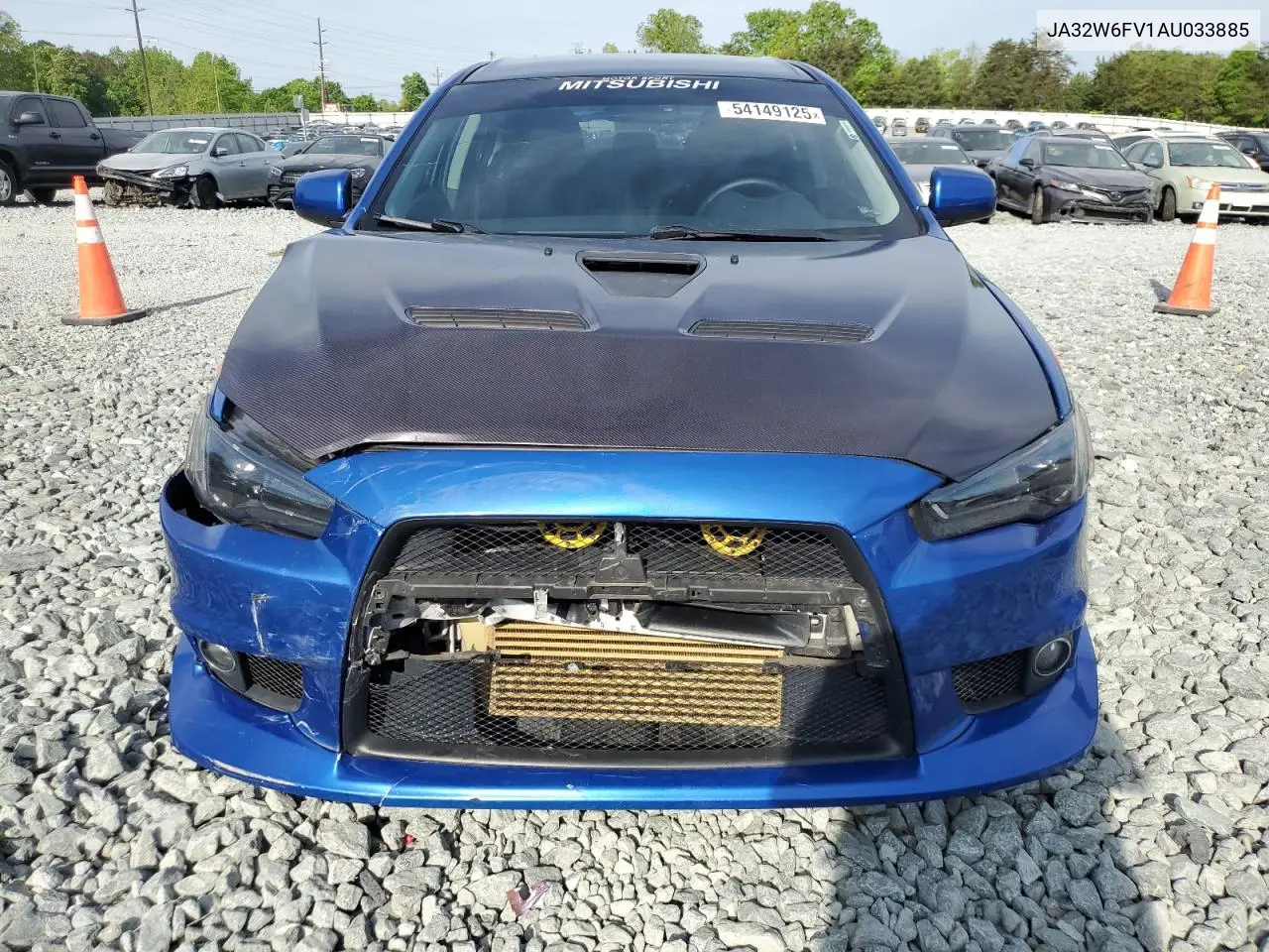 2010 Mitsubishi Lancer Evolution Se VIN: JA32W6FV1AU033885 Lot: 54149125