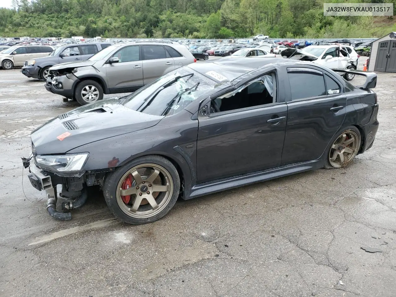2010 Mitsubishi Lancer Evolution Gsr VIN: JA32W8FVXAU013517 Lot: 54415185