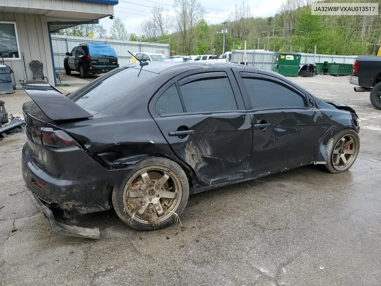 2010 Mitsubishi Lancer Evolution Gsr VIN: JA32W8FVXAU013517 Lot: 54415185